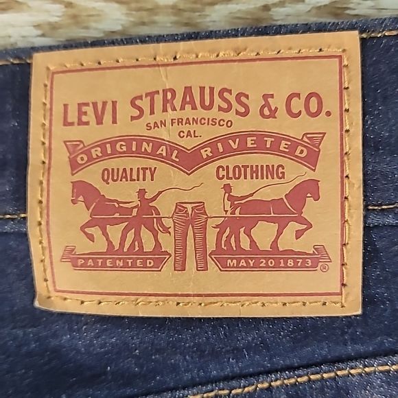 Levi's Mile High Super Skinny High Rise Jeans Size 30 Light Distress Medium Wash - Picture 7 of 12